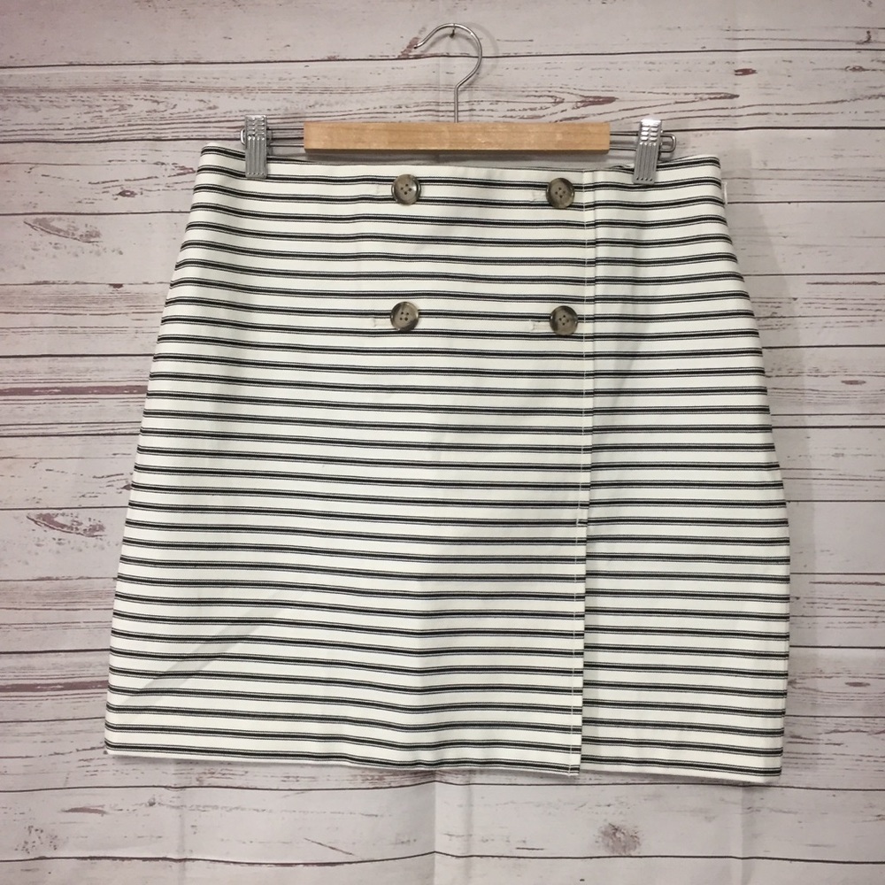 Ann Taylor LOFT Straight NWT Tag Skirt White 10